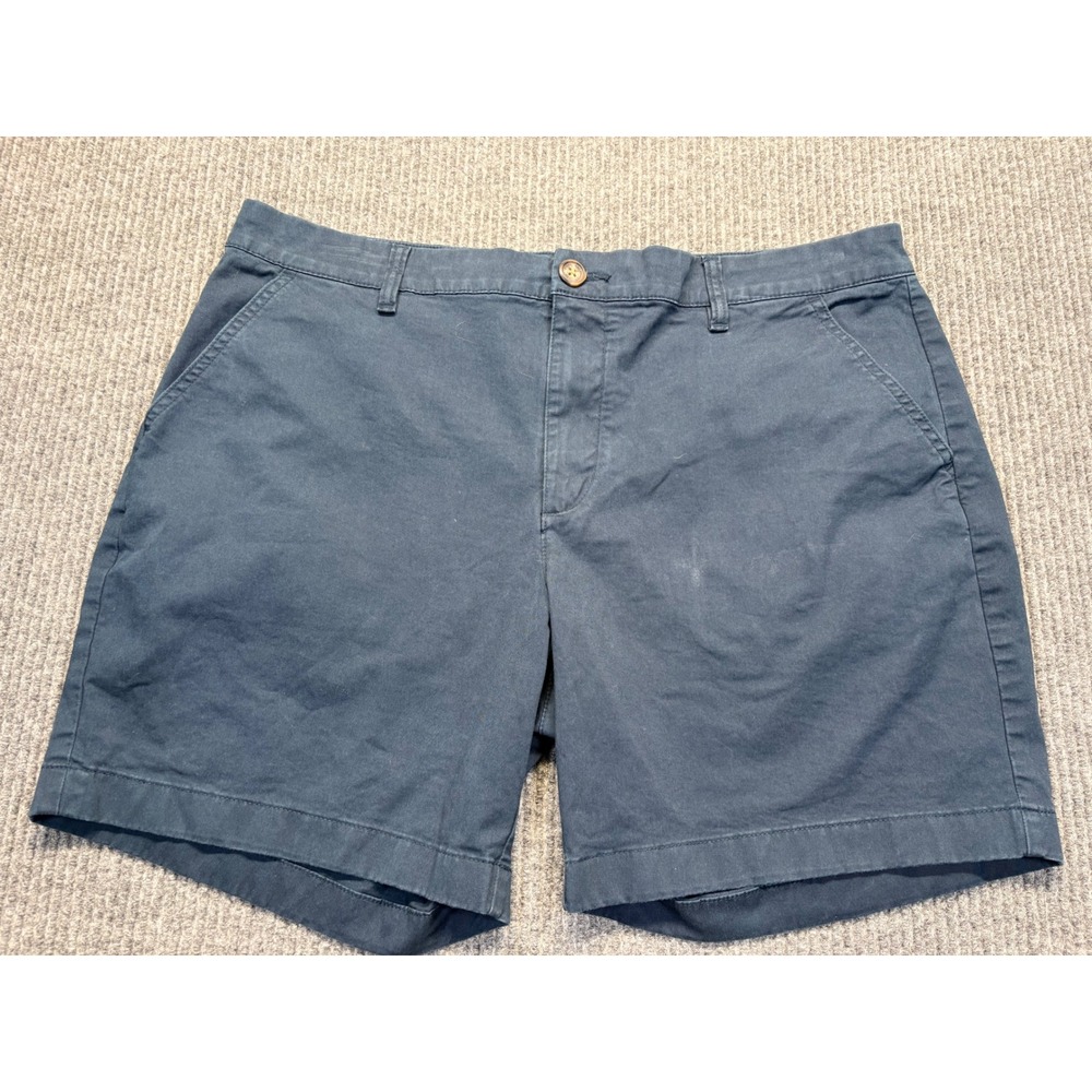 Chubbies Mens 38 Navy Blue Everyday Chino Shorts 7 Inch Inseam Regular Fit